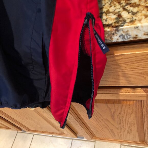 Men's Cooperstown Dreams Park Short Sleeve Windbreaker Blue & Red Medium - Picture 6 of 7